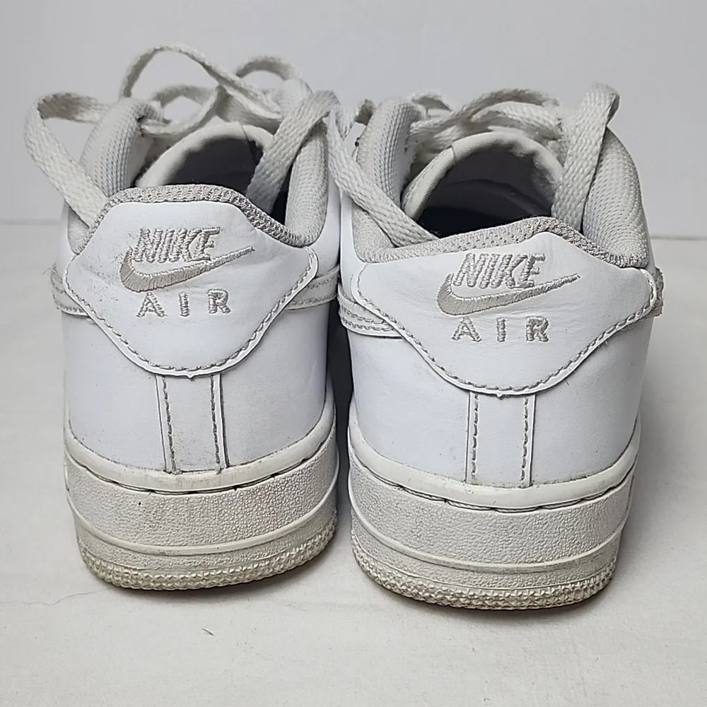 Nike Air Force 1 White Sneakers Youth Size 5Y Women Size 6.5